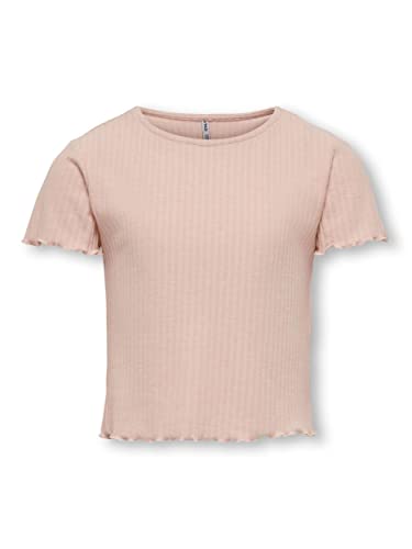 ONLY Dziewczęca Kognella S/S O-neck Top Noos Jrs T Shirt, Rose Smoke, 158/164 cm