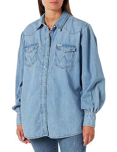 Wrangler Damska koszulka z długim rękawem, Scare Crow, XL