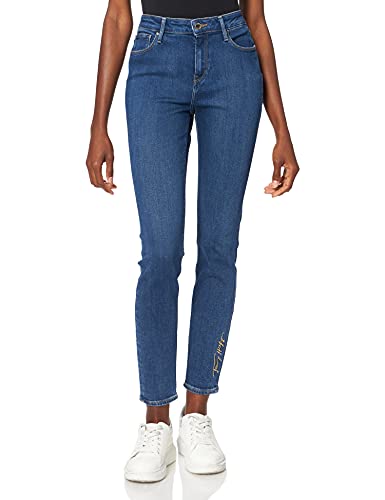 Tommy Hilfiger Damskie spodnie Como Skinny Rw a Leno, Leno, 24W / 30L