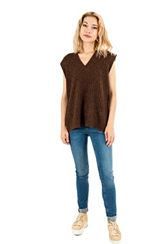 ICHI Damski sweter IHKAMARA WA Rib Pullunder, 191015/Bracken, M