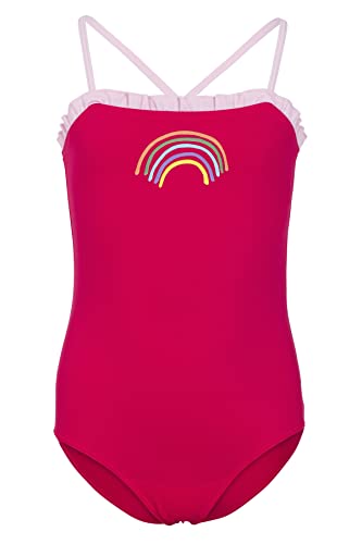 Fashy Dziewczęcy kostium kąpielowy, Rosa, 98 cm