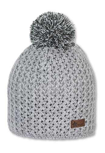 Sterntaler Czapka chłopięca Strickmütze Cappellino, Szary (Silber Melange 542), 50.2