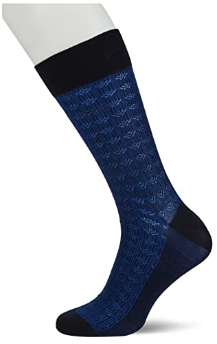 BOSS Męskie skarpety RS Minipattern MC Męskie, Dark Blue401, 39-42