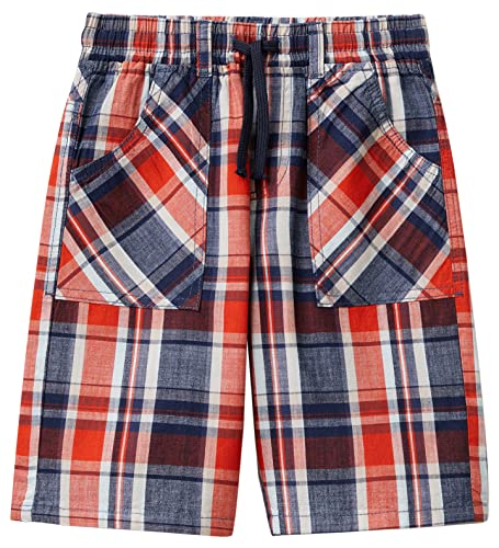 United Colors of Benetton Bermudy 4jvc901q szorty, wielokolorowy wzór w kratkę 910, 170 cm dla dzieci i młodzieży, Wielokolorowy wzór w kratkę 910, 170