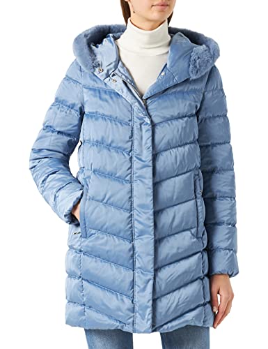 Geox Damska kurtka puchowa CHLOO Down Coat, Stonewash, 48 (DE)