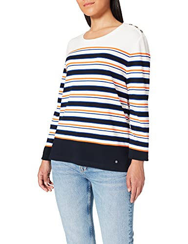 BRAX Damska bluza w stylu Bobbie Leichter, granatowa, L