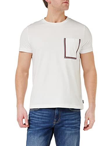 Tommy Hilfiger Koszulka męska RWB Outline Pocket Tee S/S, biały, 3XL