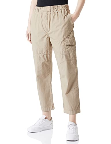 BOSS Damskie Spodnie płaskie C_tjoger, Medium Beige263, 32