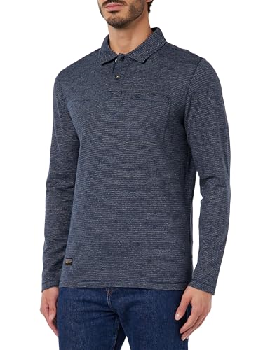 camel active męska koszulka polo, niebieski (Night Blue), M