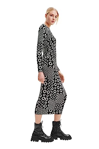 Desigual Sukienka damska Vest_Florida, czarny, L