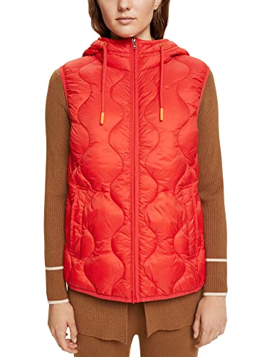 edc by ESPRIT Kamizelka damska, 635/pomarańczowy czerwony, XXL