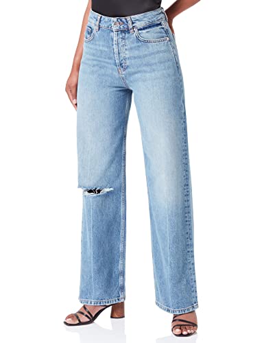 HUGO Damskie spodnie jeansowe Bright Blue, jasnoniebieski, 30W / 32L