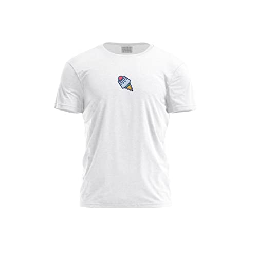 Bona Basics T-shirt męski, biały, M