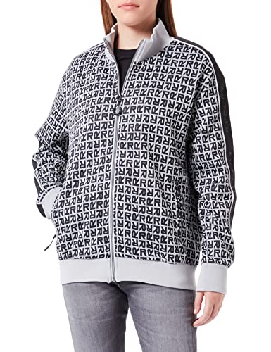 Replay Bluza damska, 010 czarny/biały, XL