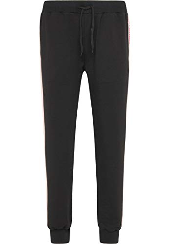 swirlie Damskie spodnie dresowe 77133962, czarne jasnoróżowe, S, czarny, jasnoróżowy., S