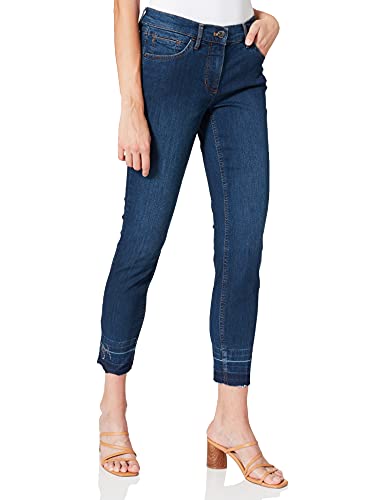 GERRY WEBER Edition dżinsy damskie, Dark Blue Denim ze stosowaniem, 38 PL