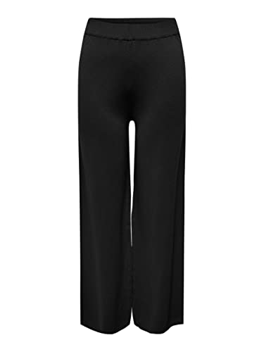 ONLY Onlmeddi Hw Pant Cc KNT spodnie damskie, czarny, M