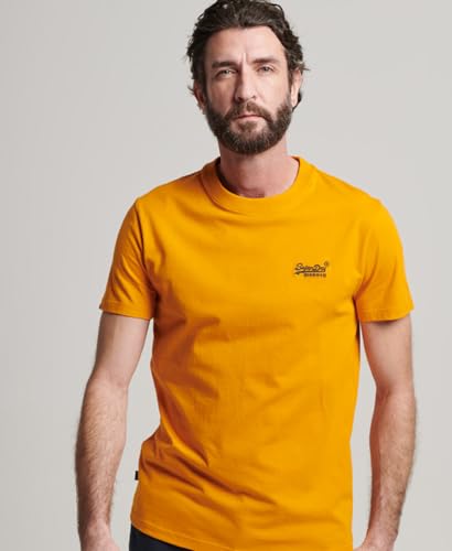 Superdry Vintage Logo Emb tee MW Koszula męska, Złoty utwór, S