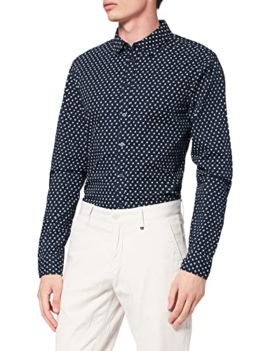 BLEND Koszula męska, 194024/Dress Blues, S