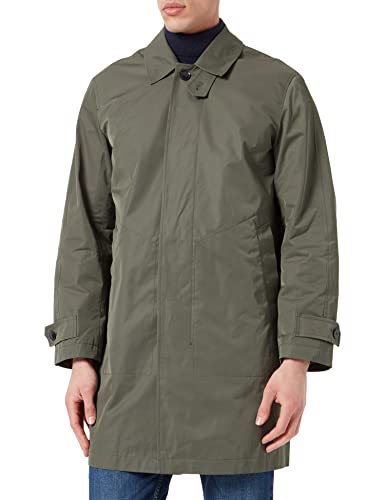 s.Oliver Męski płaszcz z długim rękawem Comfort F, khaki/Ooliwkowy, 102