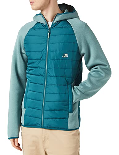 Jack & Jones Męska kurtka Jcologan Hybrid Sn, Głęboki niebieski z odcieniem zielonkawego, M