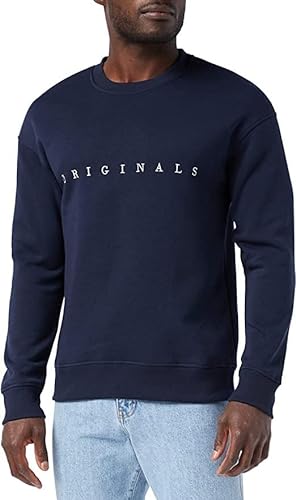 Bestseller A/S Sweter męski Jjmarius Sweat Crew Neck, Navy Blazer, L