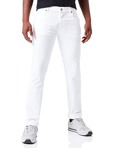 bugatti Spodnie męskie, biały, 36W x 36L