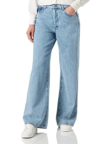 Sisley Spodnie damskie, Jasnoniebieski denim 901, 30