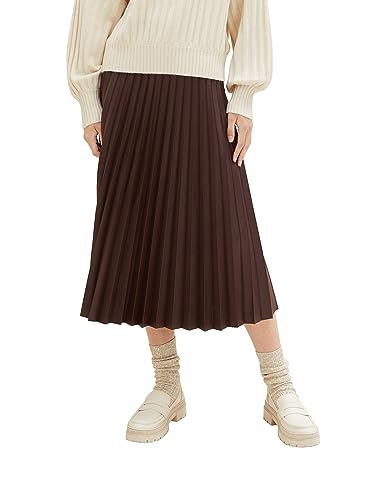TOM TAILOR Damska spódnica midi, 13048 - Brushwood Brown, 34