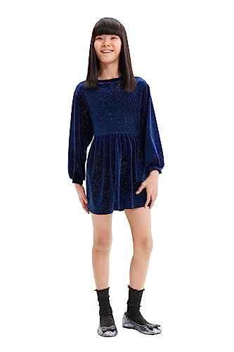 Desigual Dziewczęca sukienka na co dzień, niebieski, 12 Lata