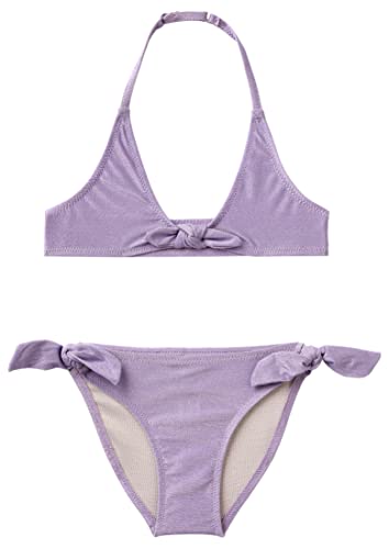 United Colors of Benetton Dziewczęcy dwuczęściowy kostium kąpielowy, Lilla 6n8, XS