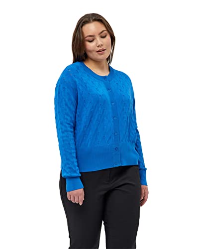 Peppercorn Damski sweter z krótkim kardigan Tana, Niebieski daphne, XL