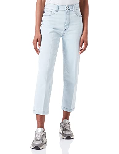 Love Moschino Damskie Spodnie Casual, niebieski, 25