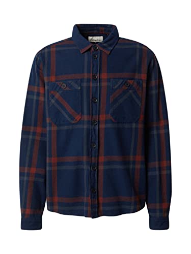 Blend Męska koszula 20714963, 194024/Dress Blues, XL