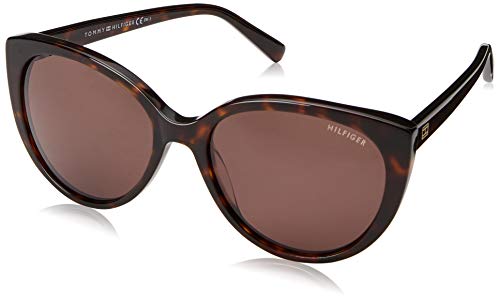 Tommy Hilfiger okulary przeciwsłoneczne damskie, Dark Havana