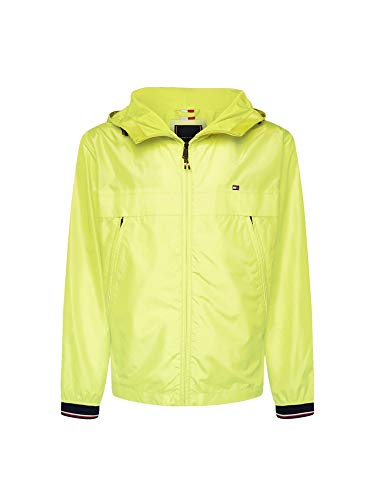 Tommy Hilfiger Męska kurtka bomberka Light Weight, cytrynowy limonkowy, S