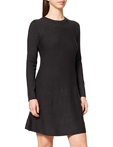 TOM TAILOR Denim Damski Krótka sukienka z długimi rękawami 1029106, 10522 - Shale Grey Melange, M