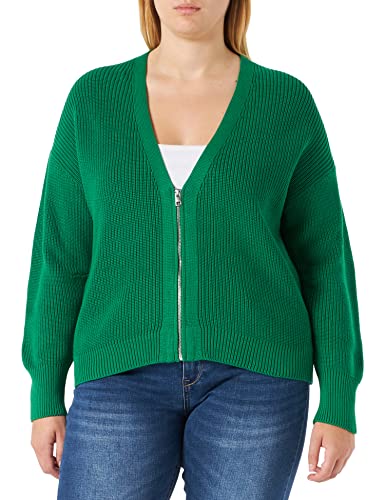 JACK & JONES Damska kurtka Jjxx Jxeliza Ls Twist Cardigan Knit Noos z dzianiny, Jolly Green, XL