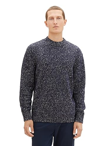 TOM TAILOR sweter męski, 32735 - Sky Captain Fancy Structure, M
