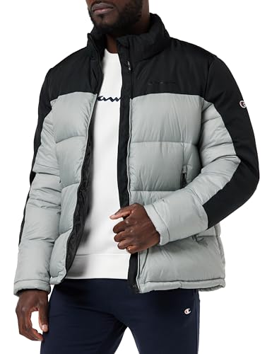 Champion Legacy Outdoor-Colorblock Kurtka Mężczyźni, Grigio Monumento/Nero, S