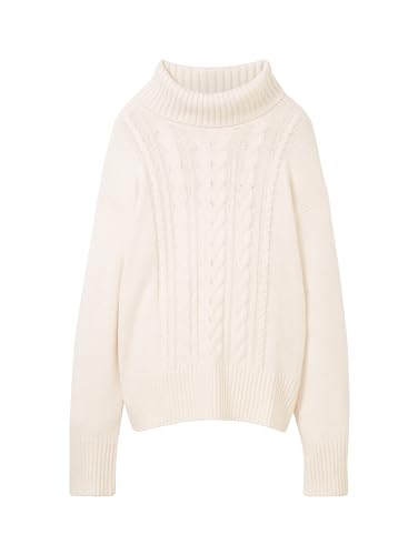 TOM TAILOR Sweter damski, 28130 - Soft Buttercream, L