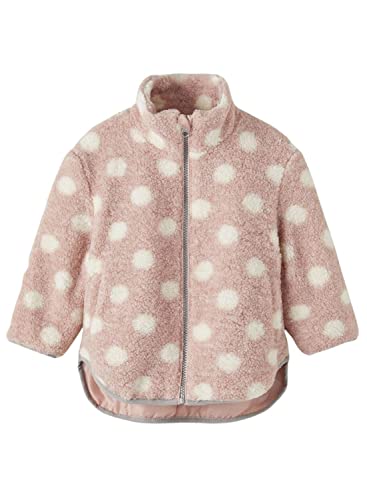 NAME IT Baby Girls NMFMOLINA Teddy Jacket kurtka, Zephyr, 80, Zephyr., 80 cm