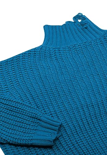 gaya Damski sweter z golfem TURKIS XS/S, turkusowy, XS