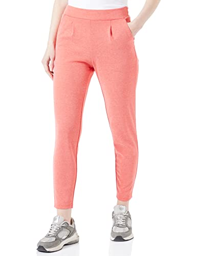 ICHI IHKATE Pique PA damskie spodnie materiałowe, krój regularny, 171664 / Poppy Red, XS