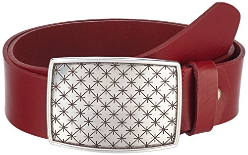 MGM Damski pasek Stelle, Czerwony (ciemnoczerwony 3), 85 cm