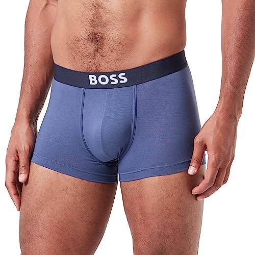 BOSS Men's ID Trunk, Open Blue, L, Open Blue