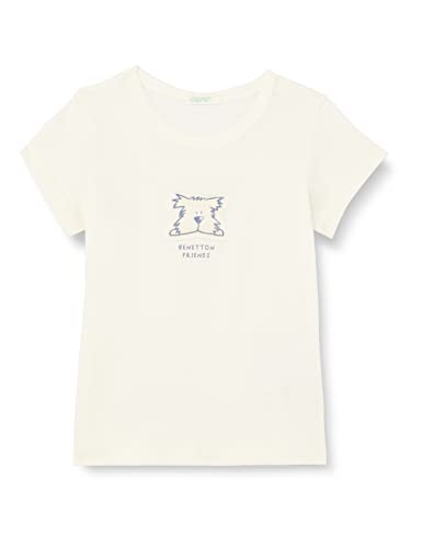 United Colors of Benetton Koszulka męska, biały 036, 74