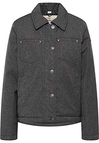 DreiMaster Kurtka zimowa damska 37018716, Denim czarny, XL