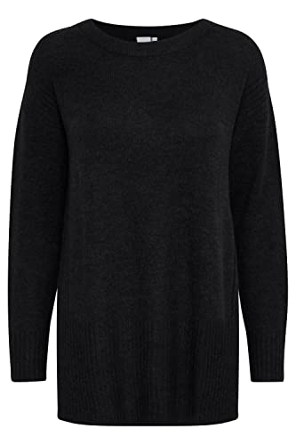 ICHI Damski sweter IHKAMARA Long LS, 194008/czarny, M