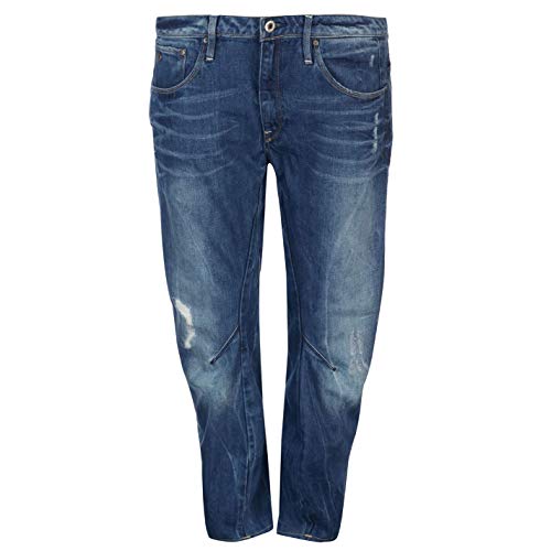 G-STAR RAW Arc 3D Low Boyfriend Dżinsy damskie, Niebieski (M Aged Destroy 60892-5773-3142), 24W / 30L